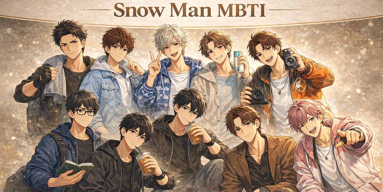 SNOWMANのMBTI解説キャプション