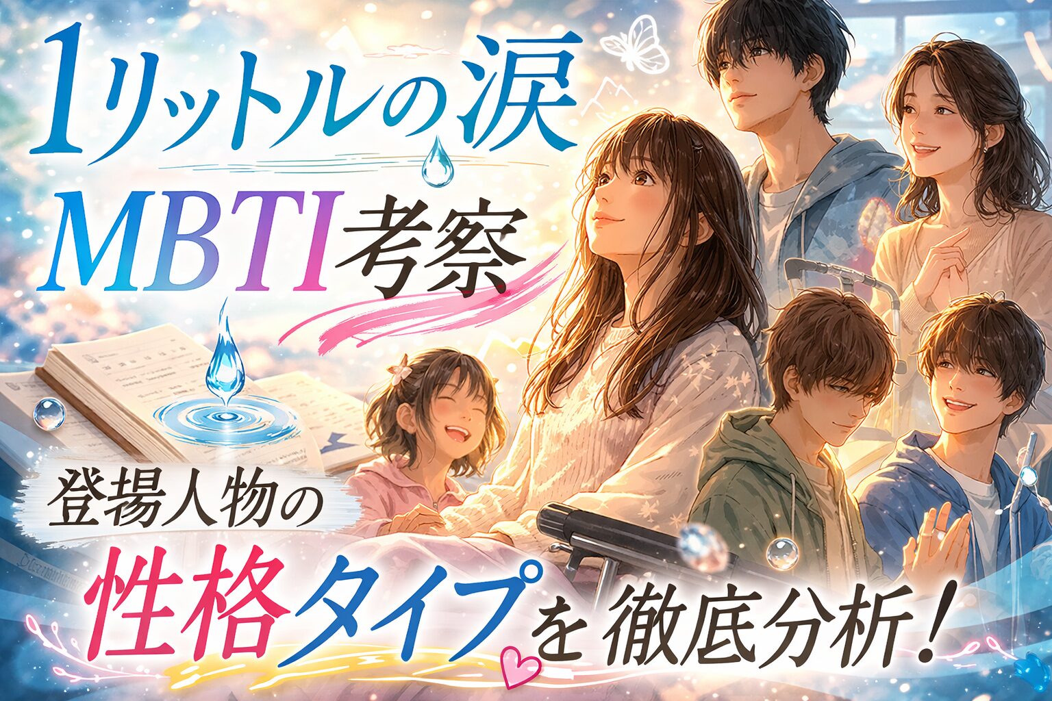 1リットルの涙のMBTIアイキャッチ